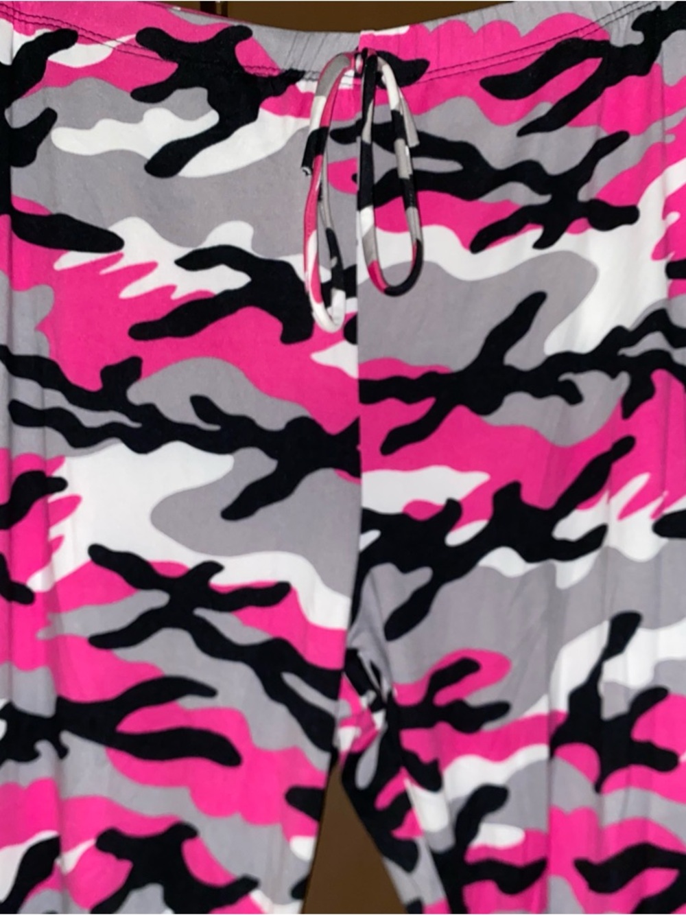 Pink Gray Black Camo Leggings pants